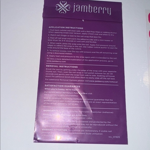 Jamberry Nail Wrap- Kiss Me Ombré Full set - Picture 4 of 7